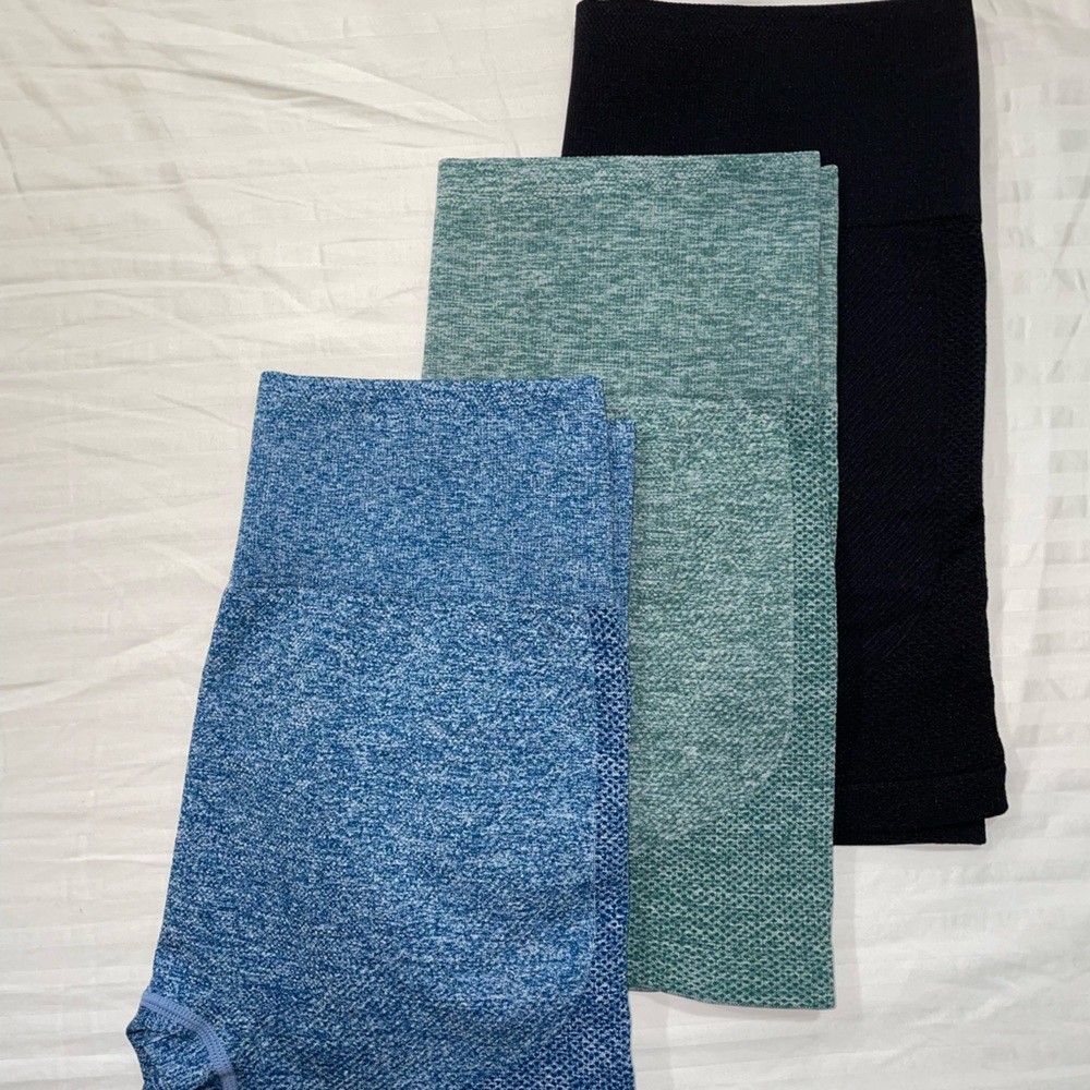Butt-scrunch Workout Shorts (pack of 3)